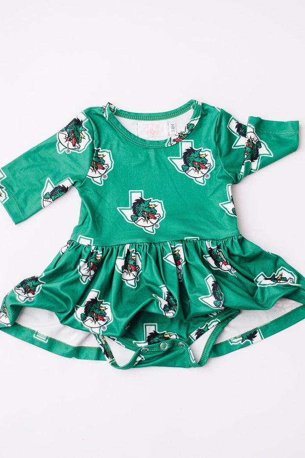 southlake-carroll-dragons-twirl-bodysuit Mila & Rose at Sophia's Style-Southlake Carroll Dragons Twirl Bodysuit-0-3M-Twirl Bodysuit-1